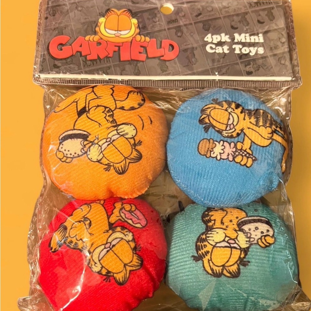 Nickelodeon Garfield 4pk Mini Cat Toys - NWT